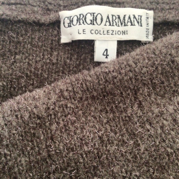 GIORGIO ARMANI SPARKLE SWEATER TWINSET CARDIGAN SIZE 4 - Picture 11 of 14